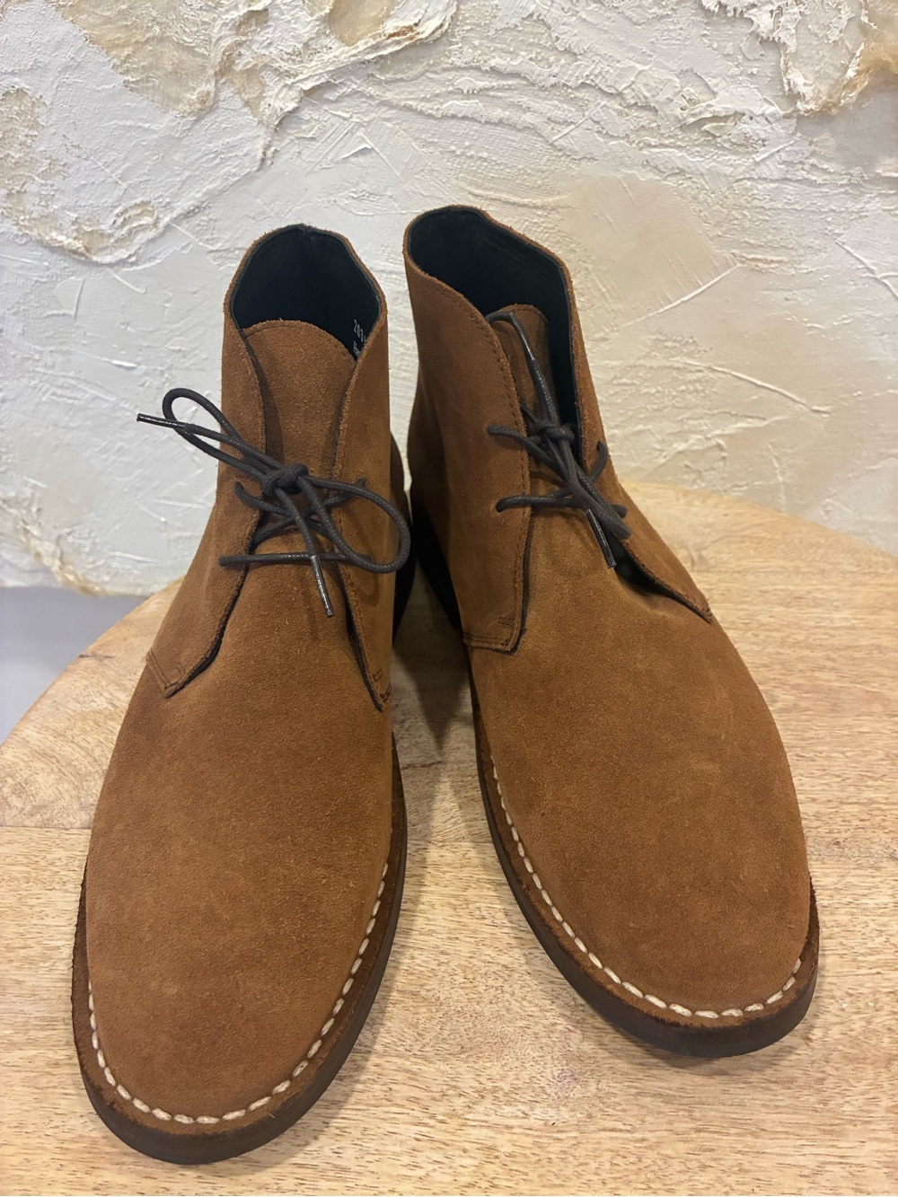 Thursday Boot Co Men's Brown Suede Chukka Boots - Classic Lace-Up Style Size 8